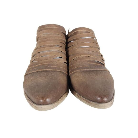 FREE PEOPLE Women's Lost Valley EU38 US7,5 Leather Cutout Booties Shoes - Picture 4 of 16